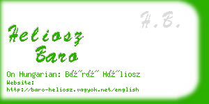 heliosz baro business card